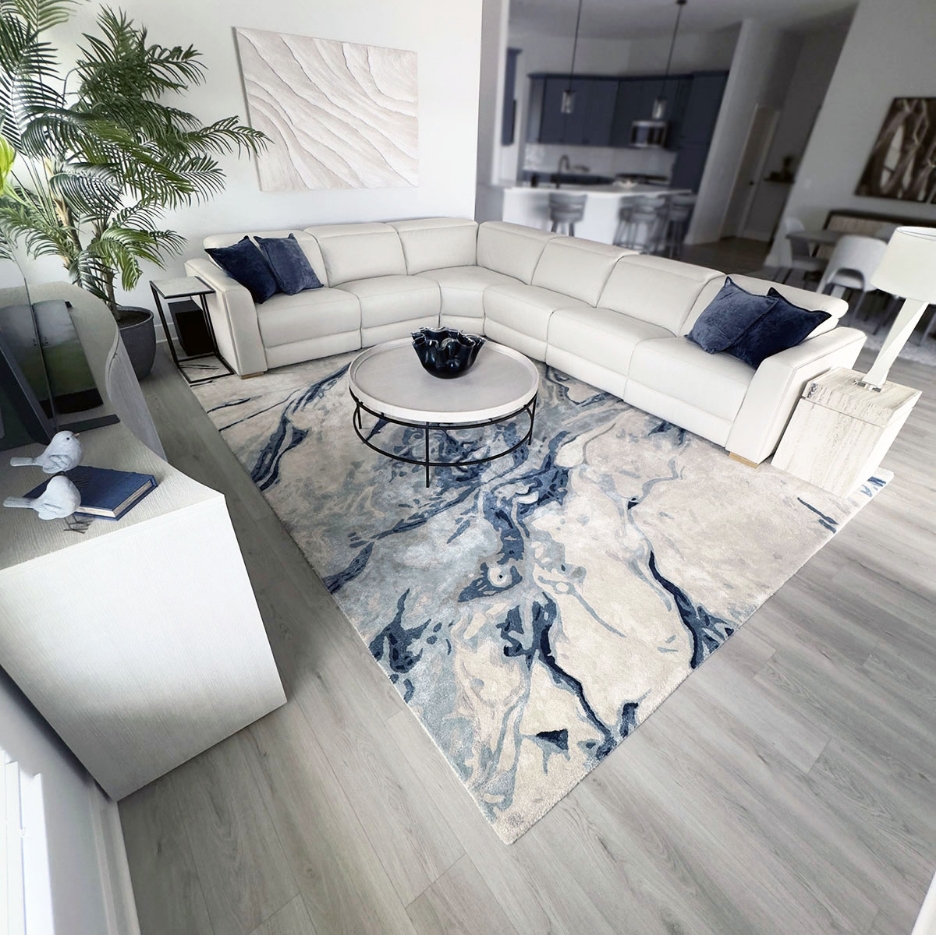 Designing with Blue by Leasa Erkiletian